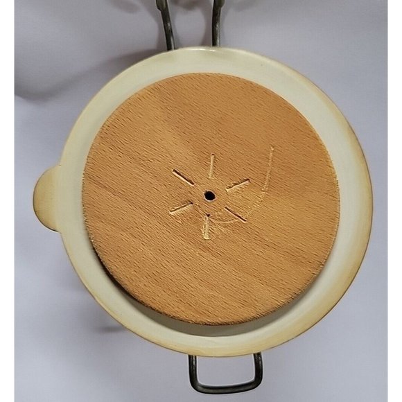 Vtg Gerzit Gerz German Salt Glaze Stoneware Lidded Jar Crock Handgemalt 10" 80oz - Picture 9 of 12